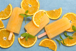 orange popsicles